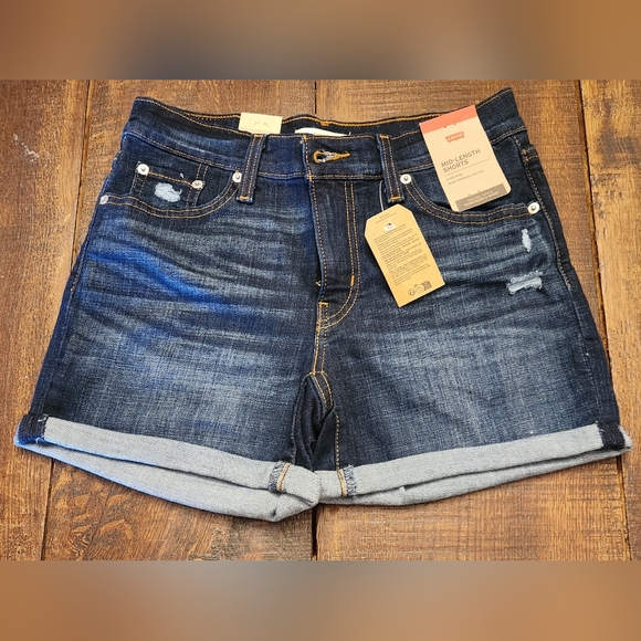 Levi's Pants - Levi's Women's Mid-Length Denim Shorts. Brand New. Size 26